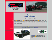 Tablet Screenshot of keelerequipment.com